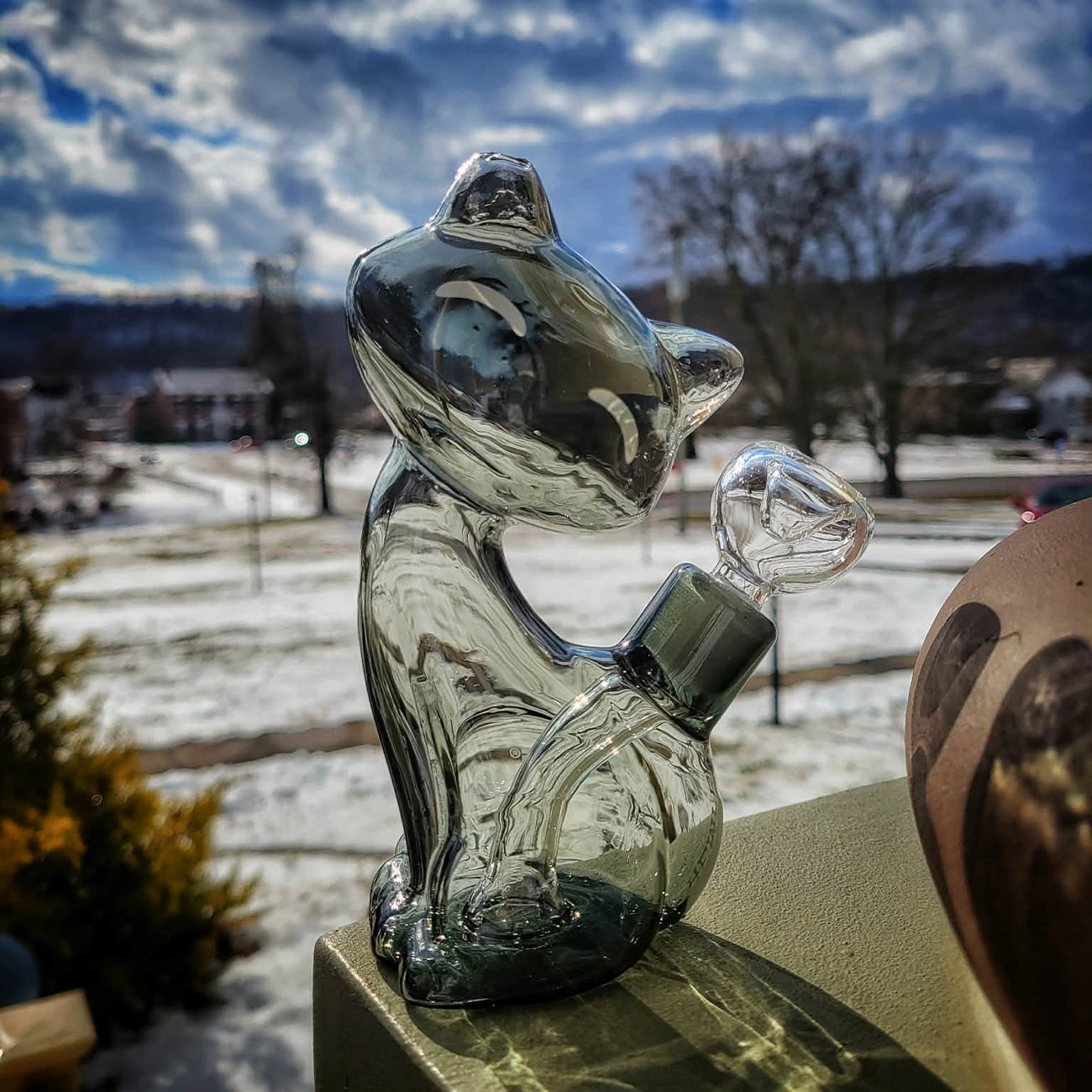 "Alley Cat" Waterpipe By Hemper Glass