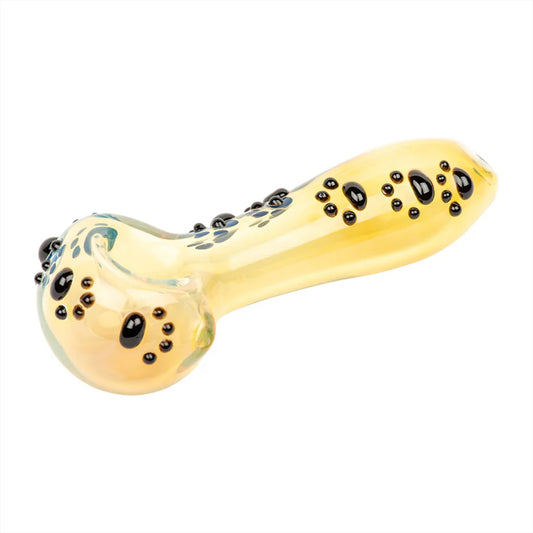 "4.5 Paw Print" Hand Pipe By Red Eye Glass