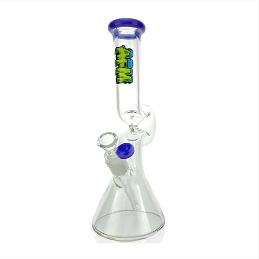 "12" Beaker Wave" Waterpipe By AFM Glass