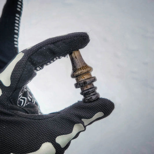 "Dichroic Bullet" Puffco Pivot Tip By Pulsar Glass