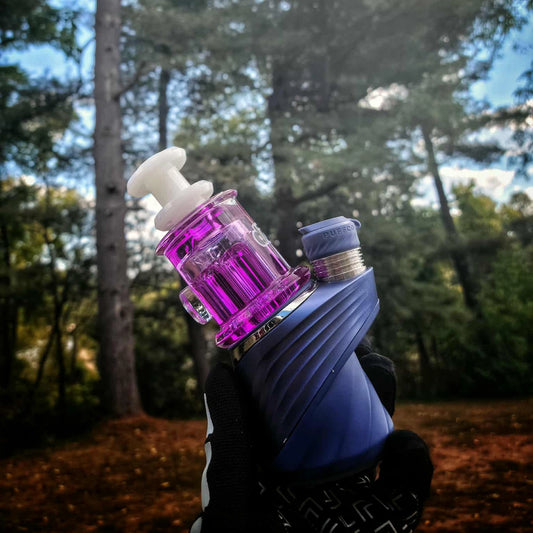 "Purple Glycerin Chugger" Puffco Attachment By Dop Glass