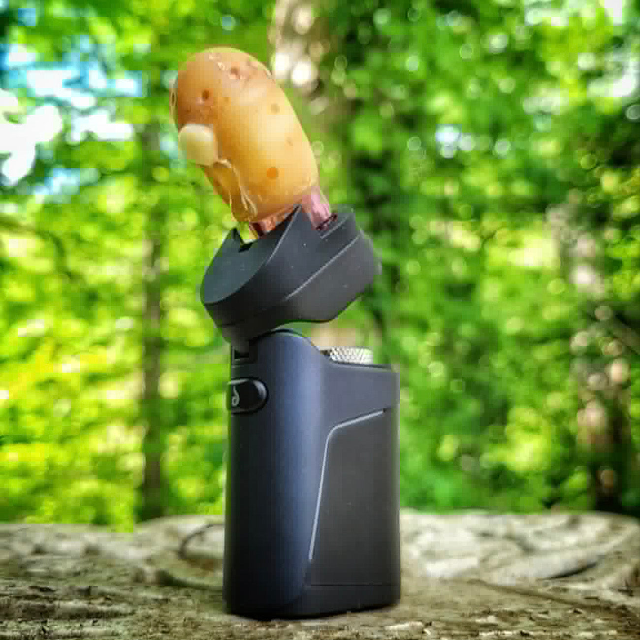 "#2 Butter Potato" Dr. Dabber Ghost 2 Top By Alec Blows Glass