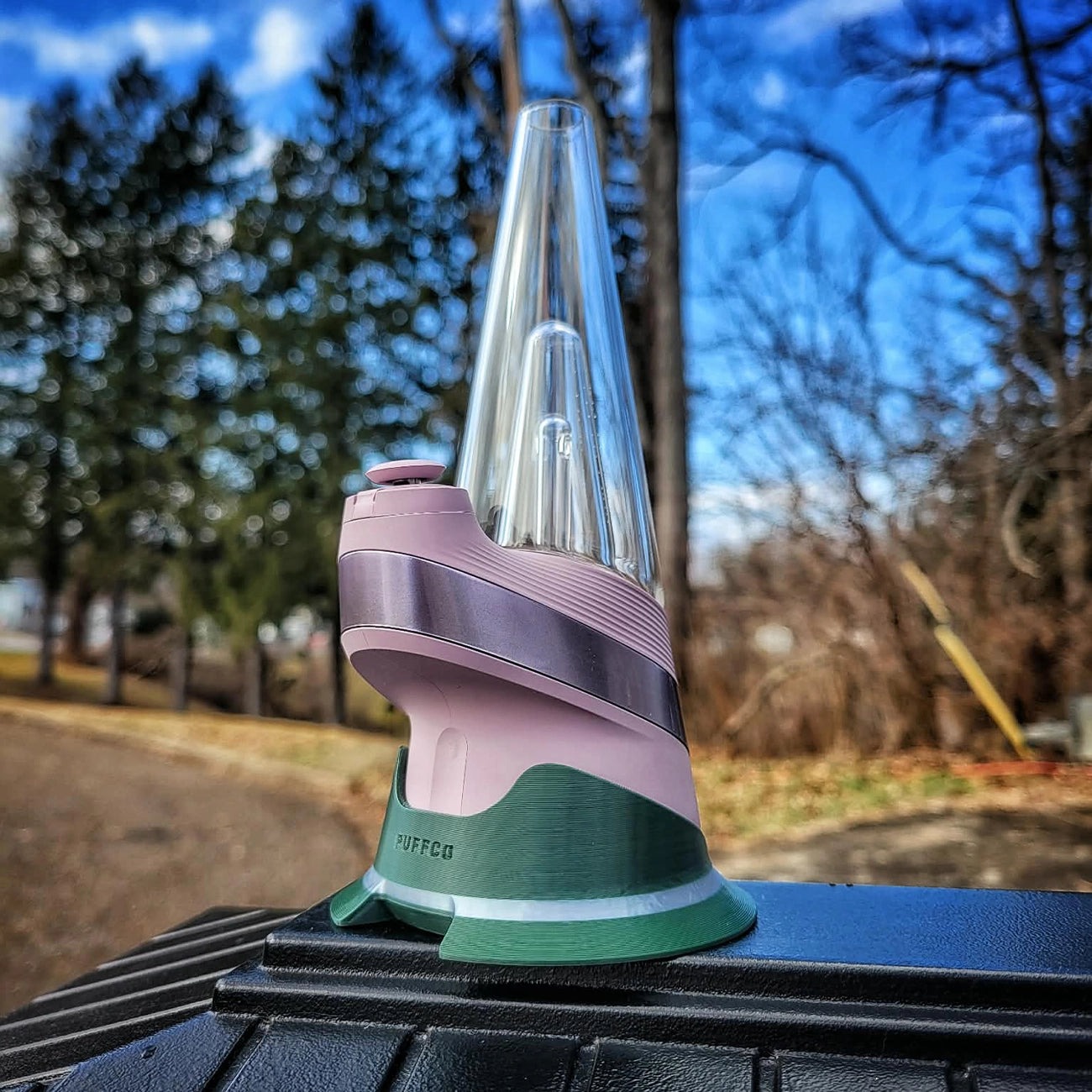 "Pine" Puffco Peak Stabilizing Base By Derek Holtzapfel