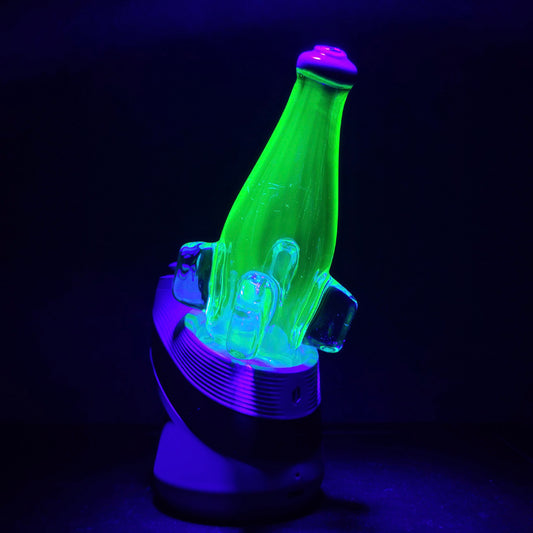 "Rad Nuka Cola UV" Puffco Dry Top By Alec Blows Glass