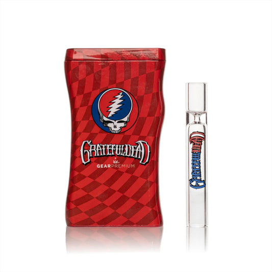 "3.8" Steal Your Face Dugout" By Grateful Dead Glass
