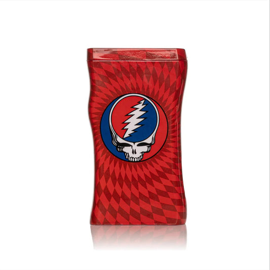 "3.8" Steal Your Face Dugout" By Grateful Dead Glass