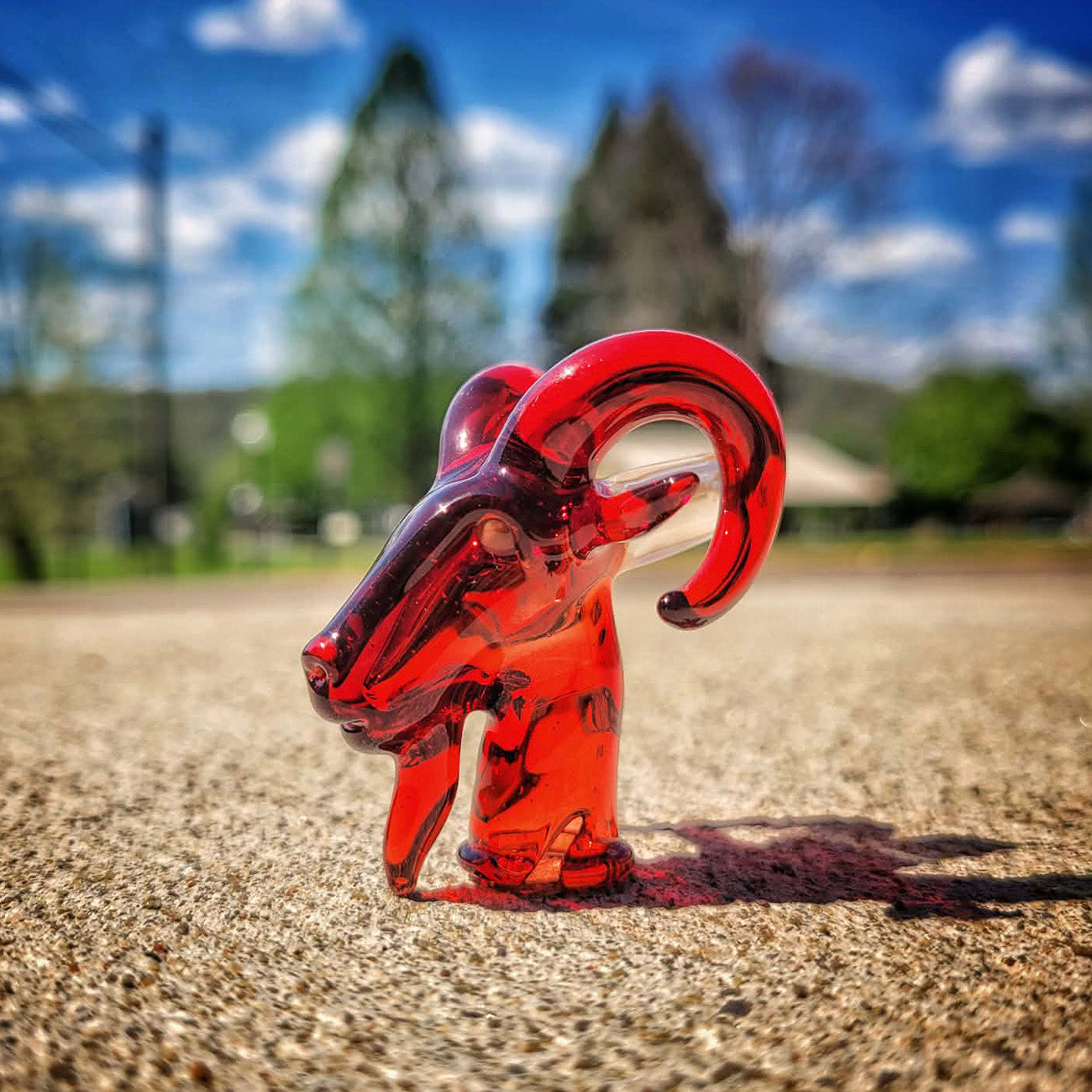 "Ruby Slipper Goat" Pivot Tip By MC's Glass