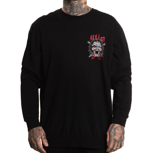 "Sawllen" French Terry Long Sleeve T-Shirt By Sullen