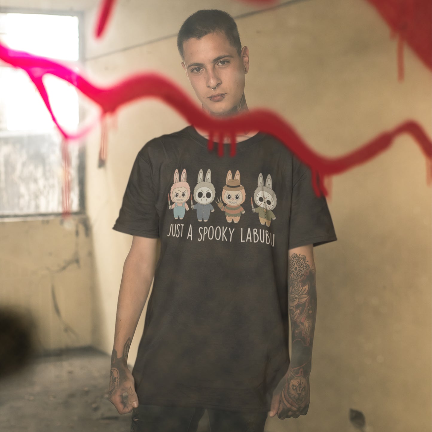 "Just A Spooky Labubu" Classic T-shirt By The Boho House