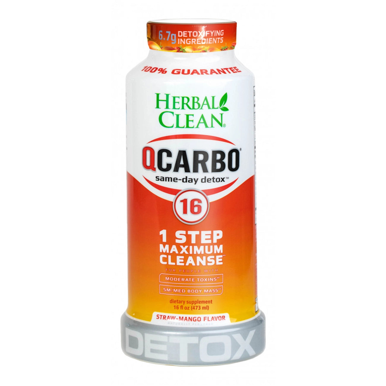 Herbal Clean "QCarbo 16oz 1 Step Maximum Cleanse"