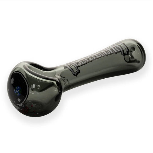 "4.5" Space Your Face" Collectible Tin Hand Pipe By Grateful Dead Glass