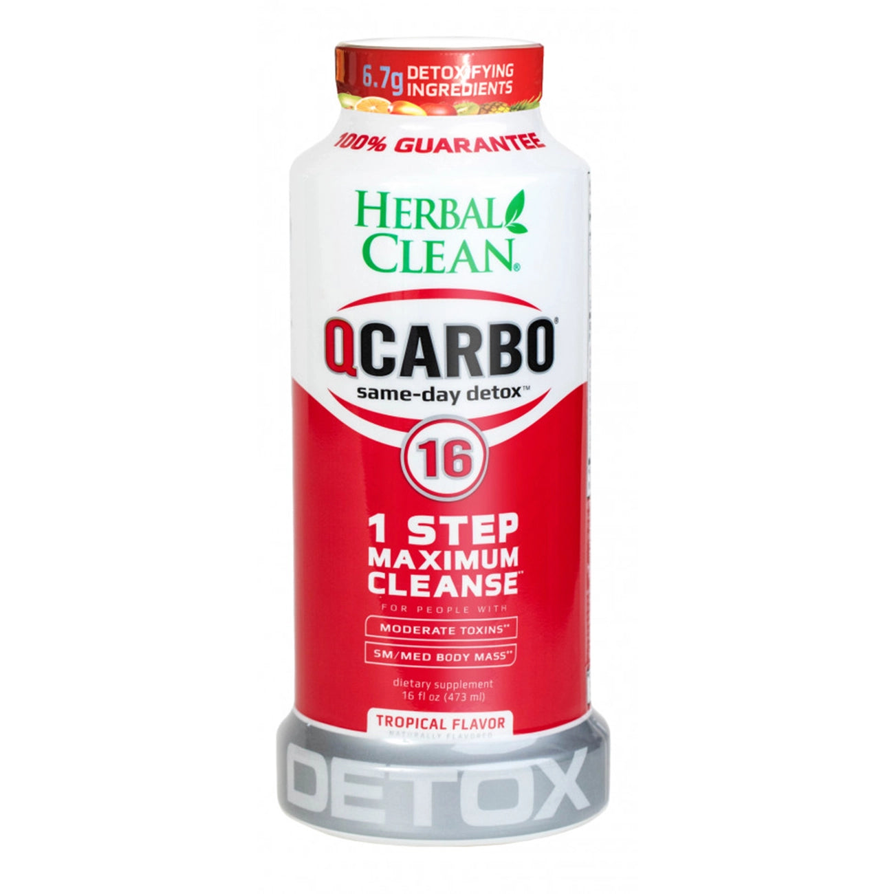 Herbal Clean "QCarbo 16oz 1 Step Maximum Cleanse"