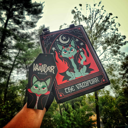 "The Vampurr Book Bag" Handbag By Killstar