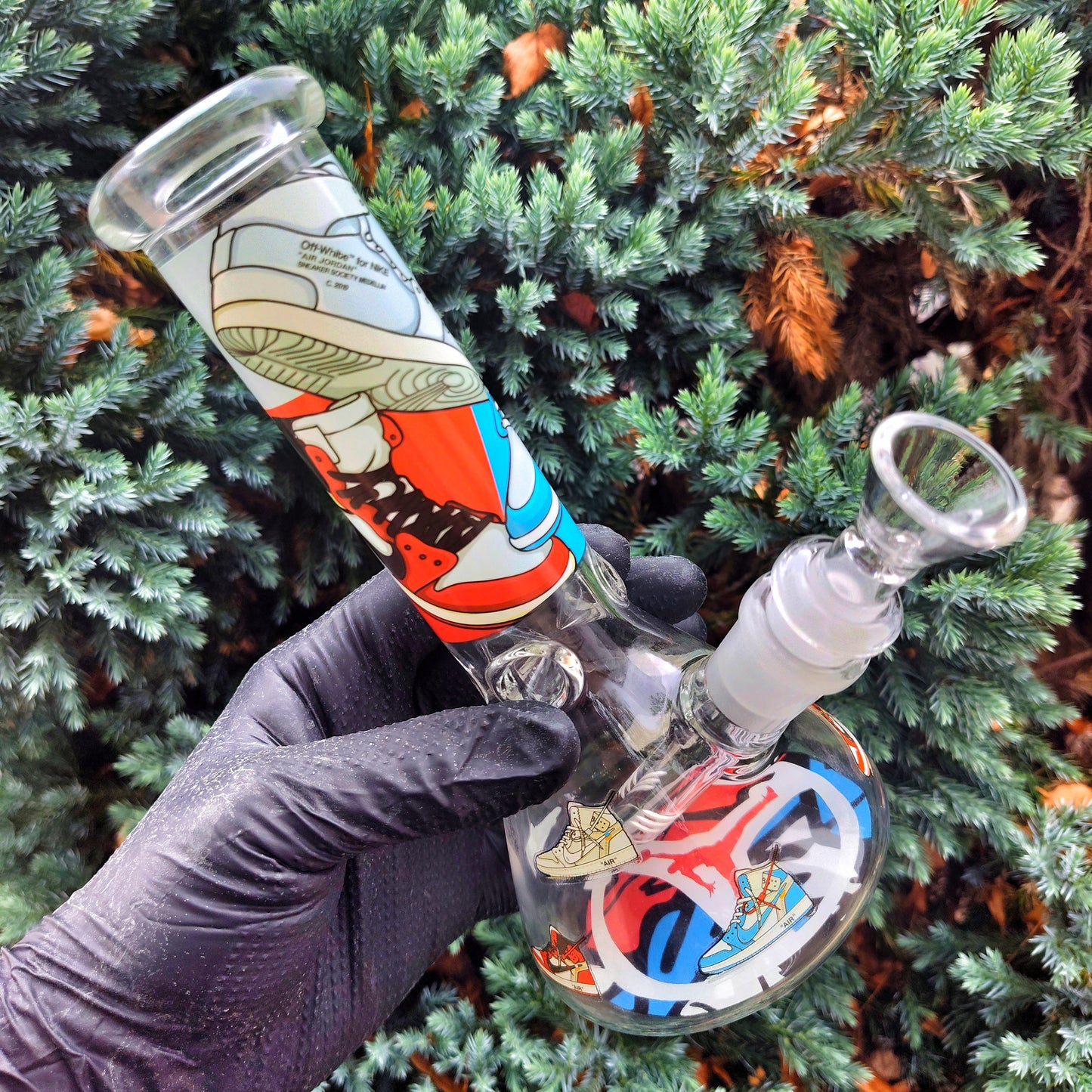 8" Premium Mixed Waterpipe