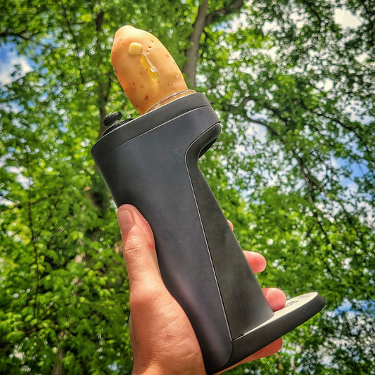 "#2 Butter Potato" Dr. Dabber Switch 2 Top By Alec Blows Glass