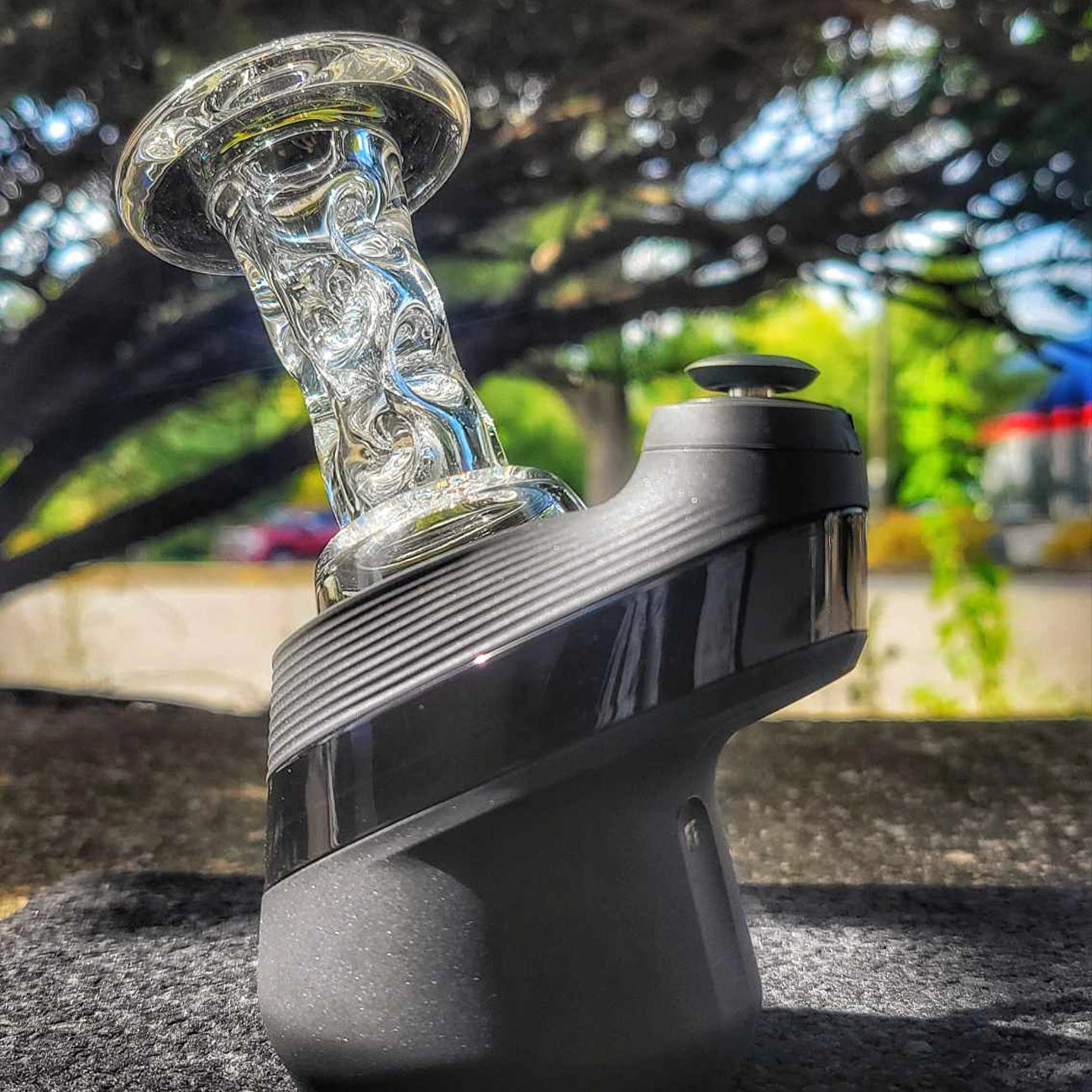 "#3 Clear" Puffco Dry Top By Durin Glass