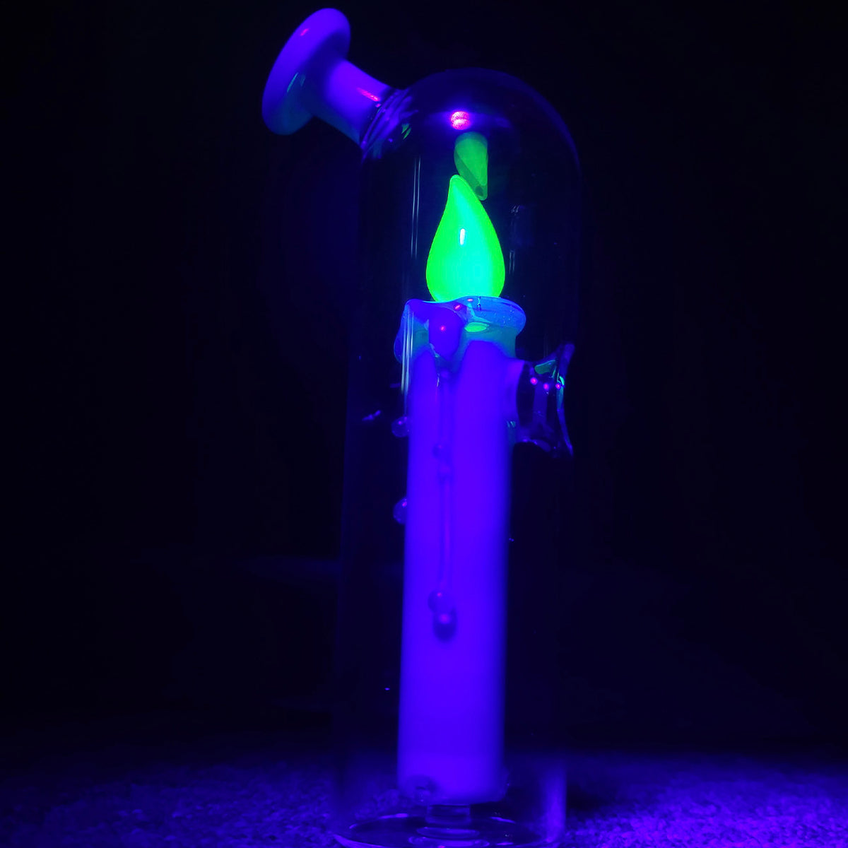 "Meta Ion UV Candle" Dr.Dabber Switch Go Attachment By Meademade Glass