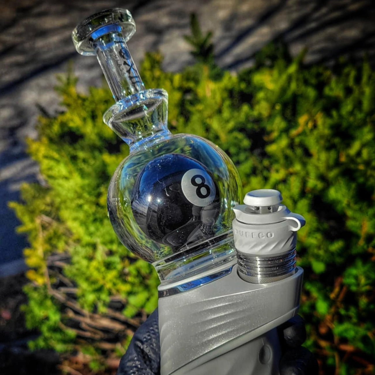 "8 Ball" Puffco Attachment By Toxic Glass