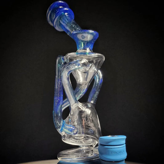 "UV Atomic Stardust Floating Recycler" Focus.V Attachment By Man Child Glass