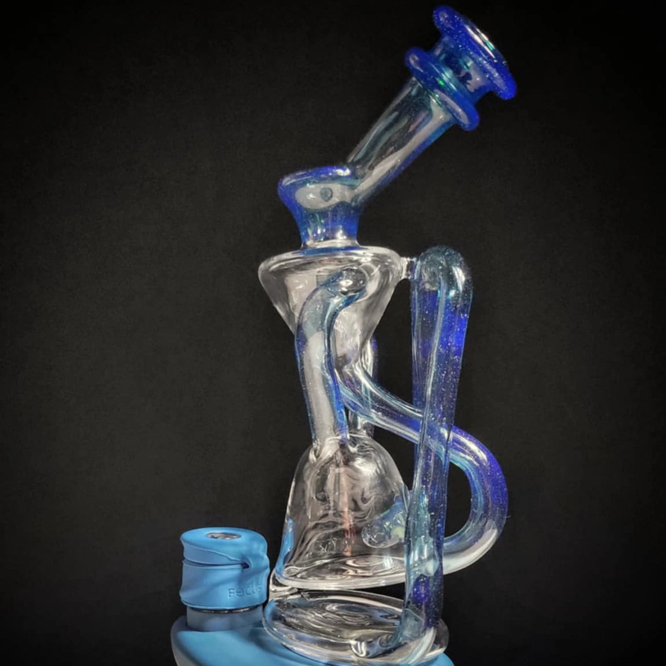 "UV Atomic Stardust Floating Recycler" Focus.V Attachment By Man Child Glass