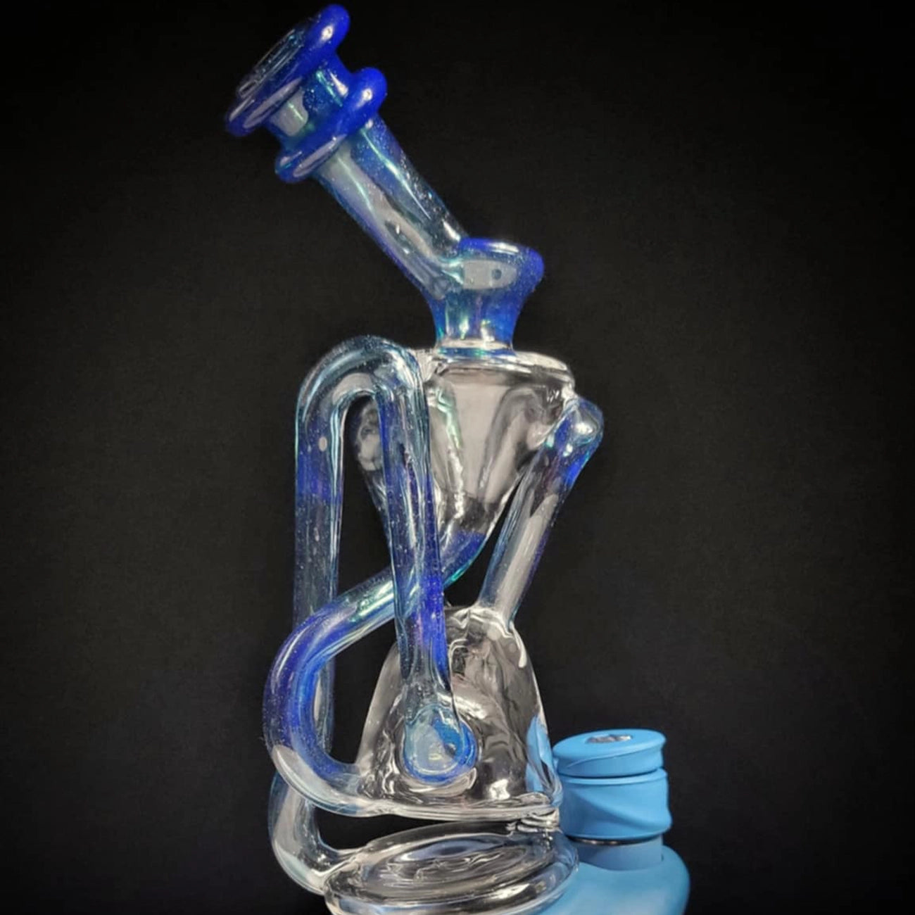 "UV Atomic Stardust Floating Recycler" Focus.V Attachment By Man Child Glass