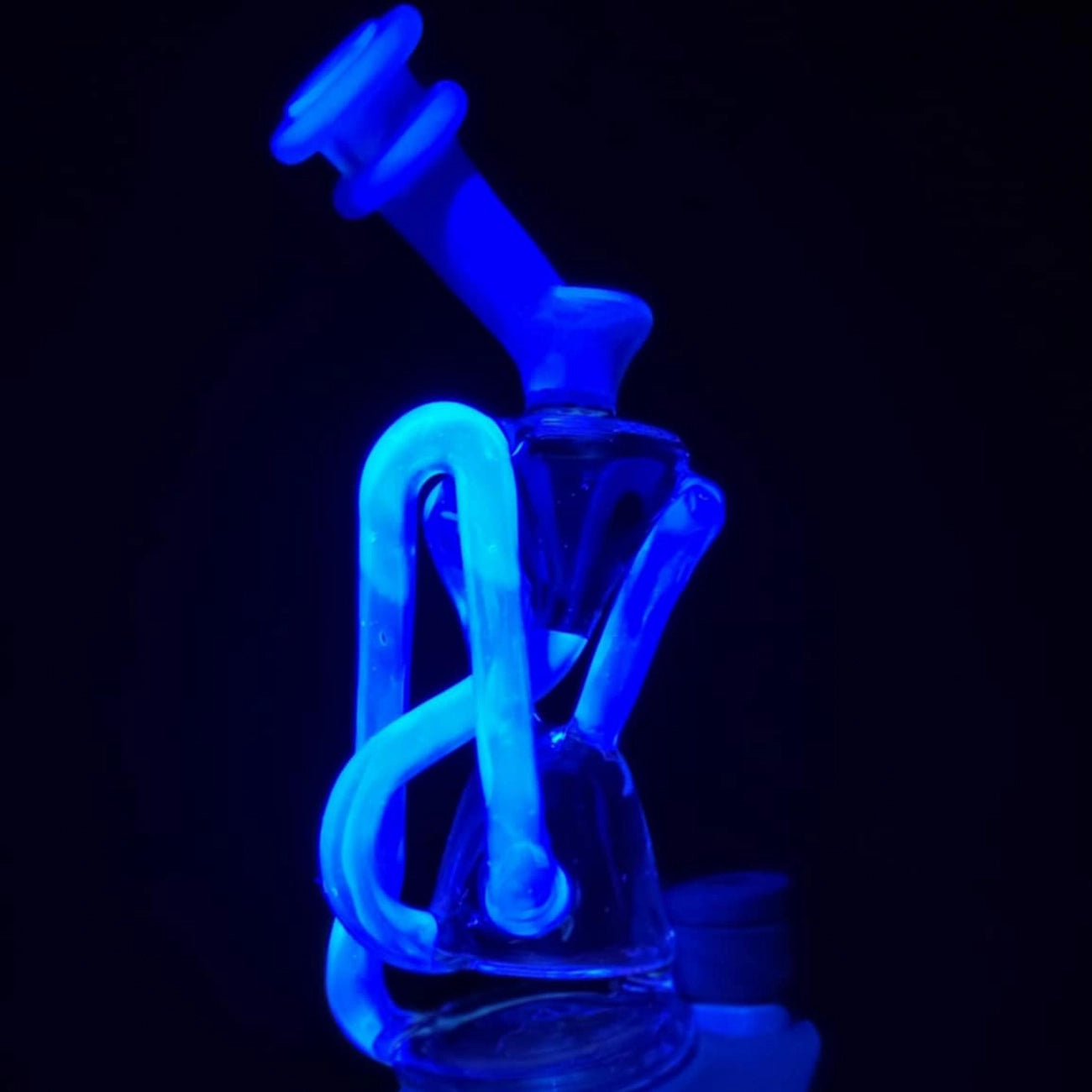 "UV Atomic Stardust Floating Recycler" Focus.V Attachment By Man Child Glass