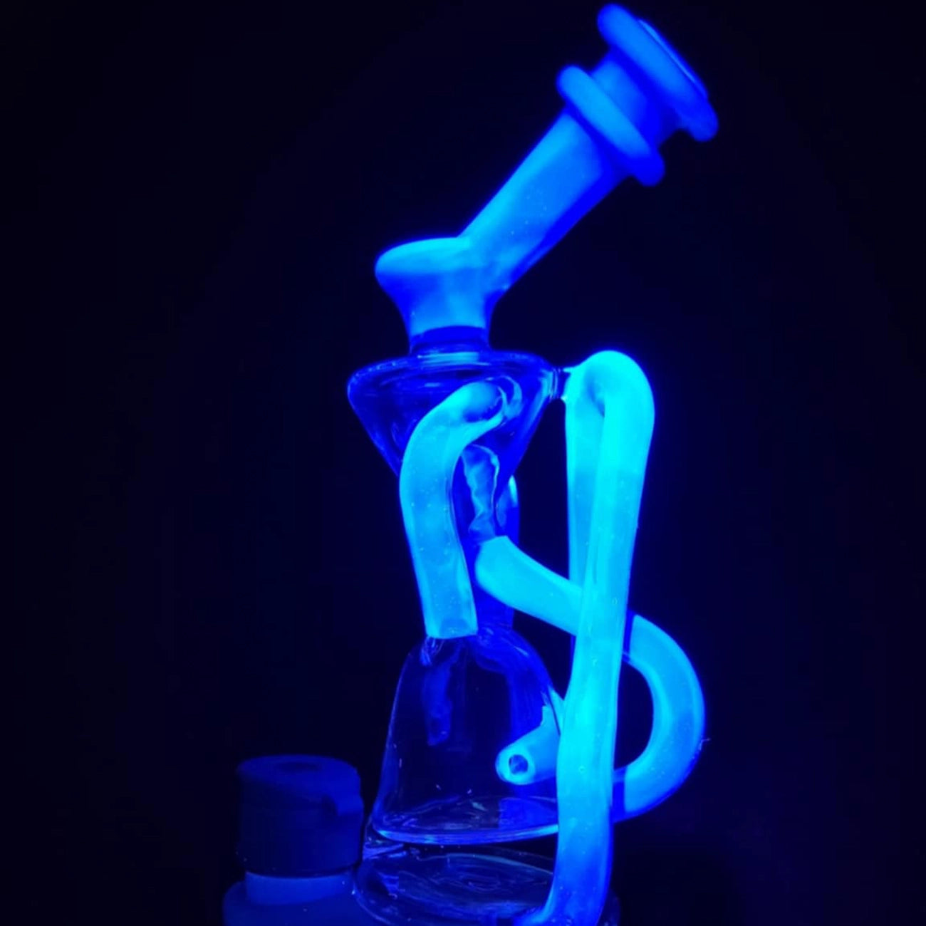 "UV Atomic Stardust Floating Recycler" Focus.V Attachment By Man Child Glass