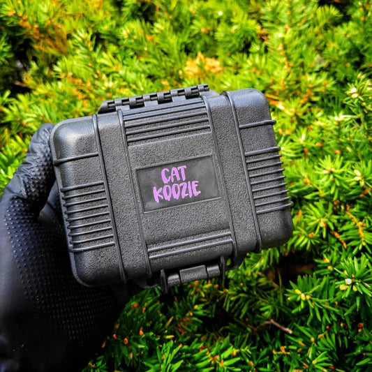 "LE Black & Purple Cat Koozie" Freezeable Case By Terp Koozie
