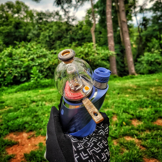 "Bacon & Egg Skillet" Puffco Attachment By Soul Masta Glass