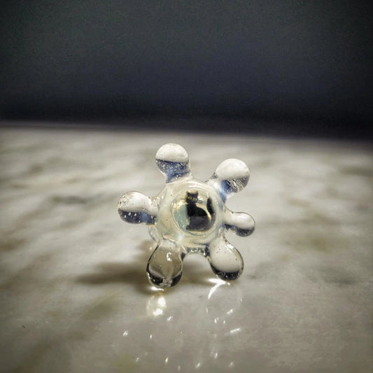 "UV Lucy Black Cat Splat" Joystick By OBE 906 Glass