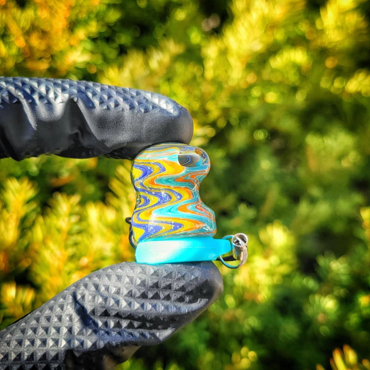 "Beachy Wigwag" Puffco Pivot Sipper Tip By Jack Albers Glass