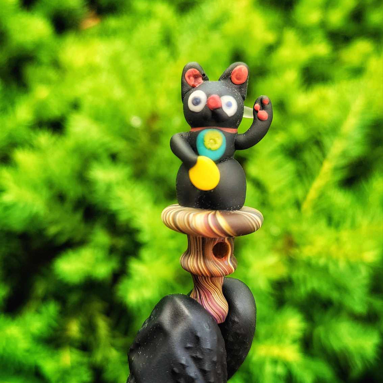 "Necro Neko" Joystick Cap By Jacob Wazoo