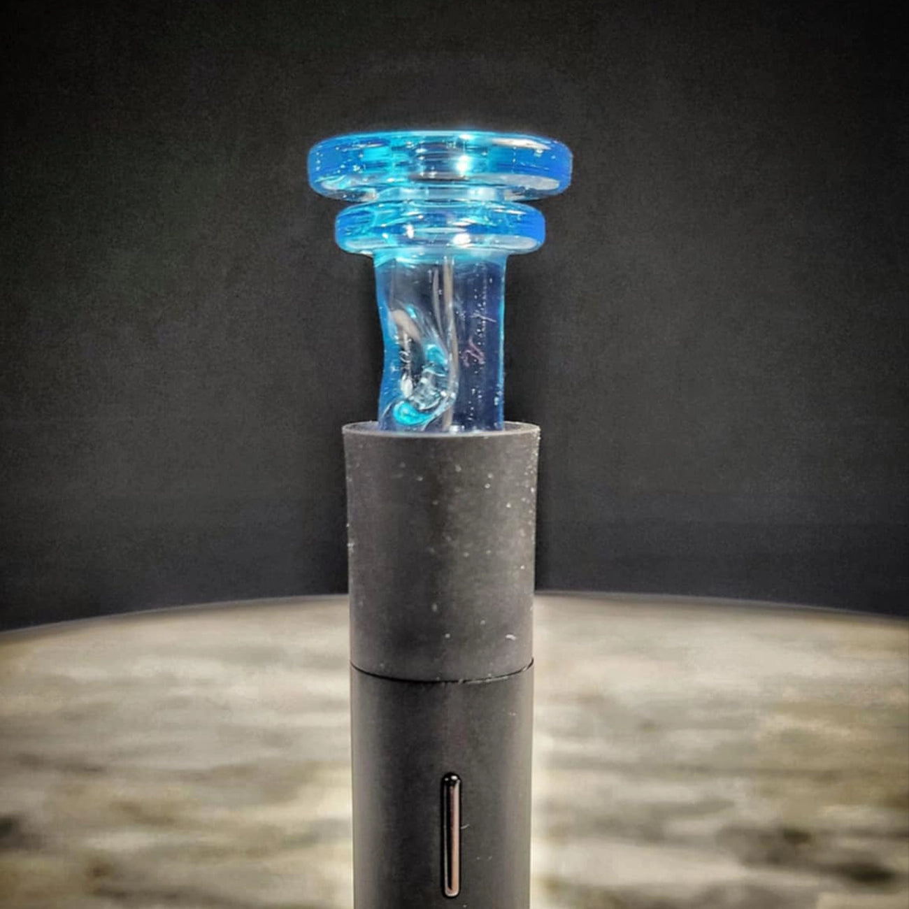 "Blue Lollipop" Puffco Pivot Tip By Aj Surf City Tubes