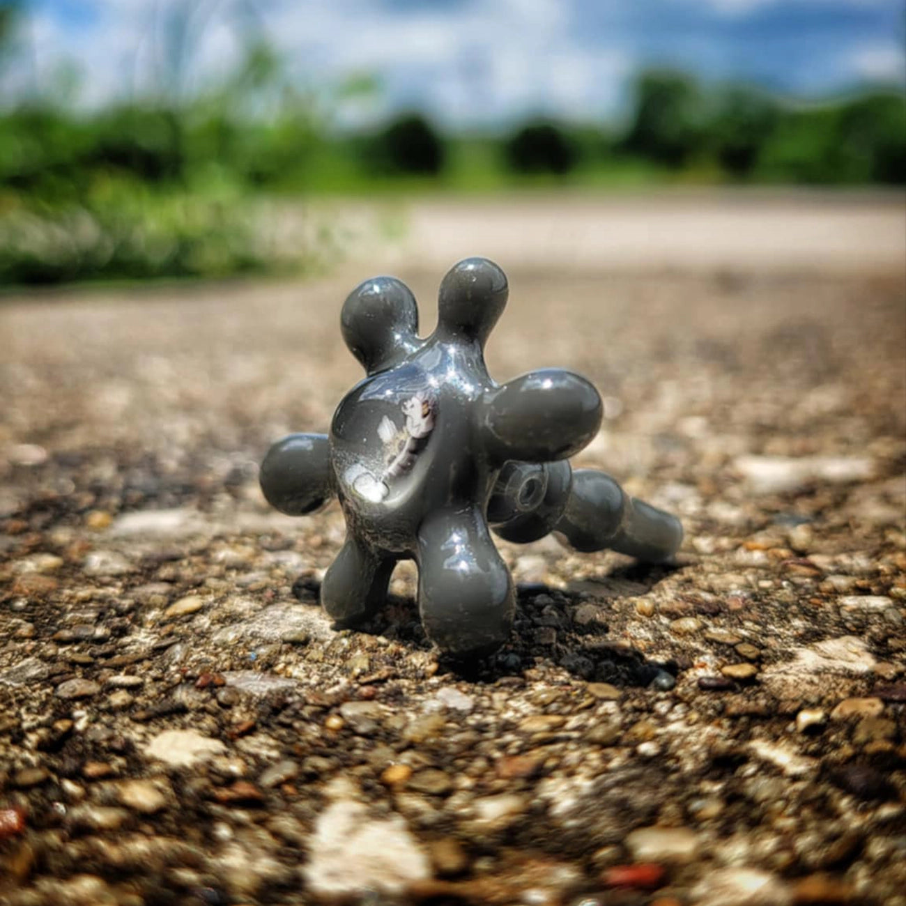 "Bones Splat" Joystick By OBE 906 Glass