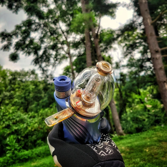 "Crepes & Berries Skillet" Puffco Attachment By Soul Masta Glass
