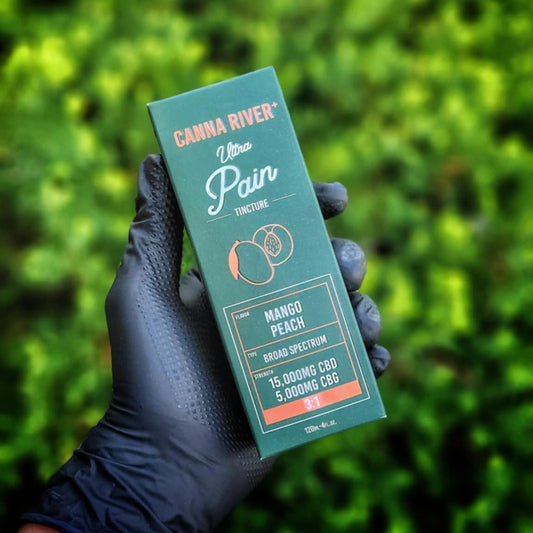 "Mango Peach" 120ML Calm CBD Tincture By Canna River