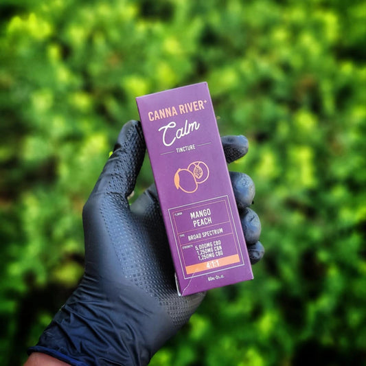 "Mango Peach" 60ML Calm CBD Tincture By Canna River