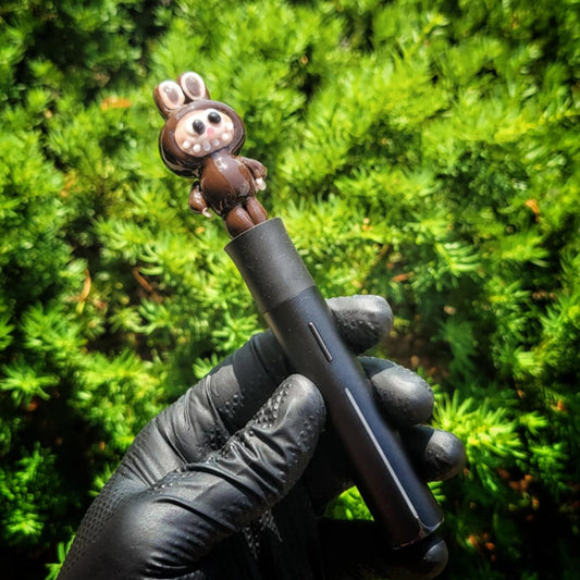 "Chestnut Lapufpuf" Pivot Tip By Tammy Baller Glass