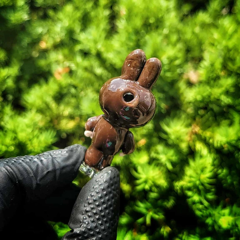 "Chestnut Lapufpuf" Pivot Tip By Tammy Baller Glass