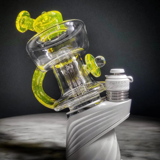 "UV Crushed Nova Urn Recycler" Puffco Attachment By Mac Savage