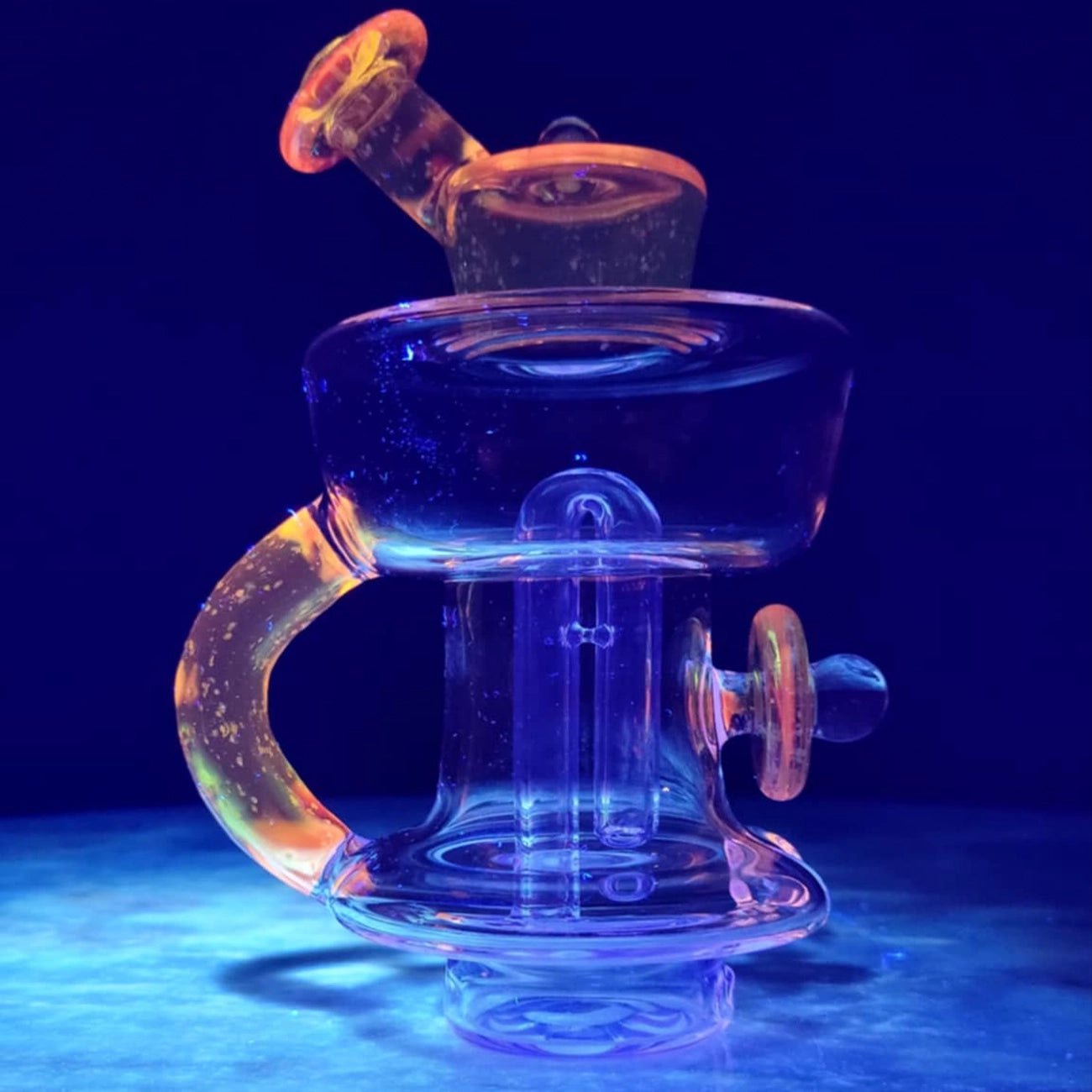 "UV Crushed Nova Urn Recycler" Puffco Attachment By Mac Savage