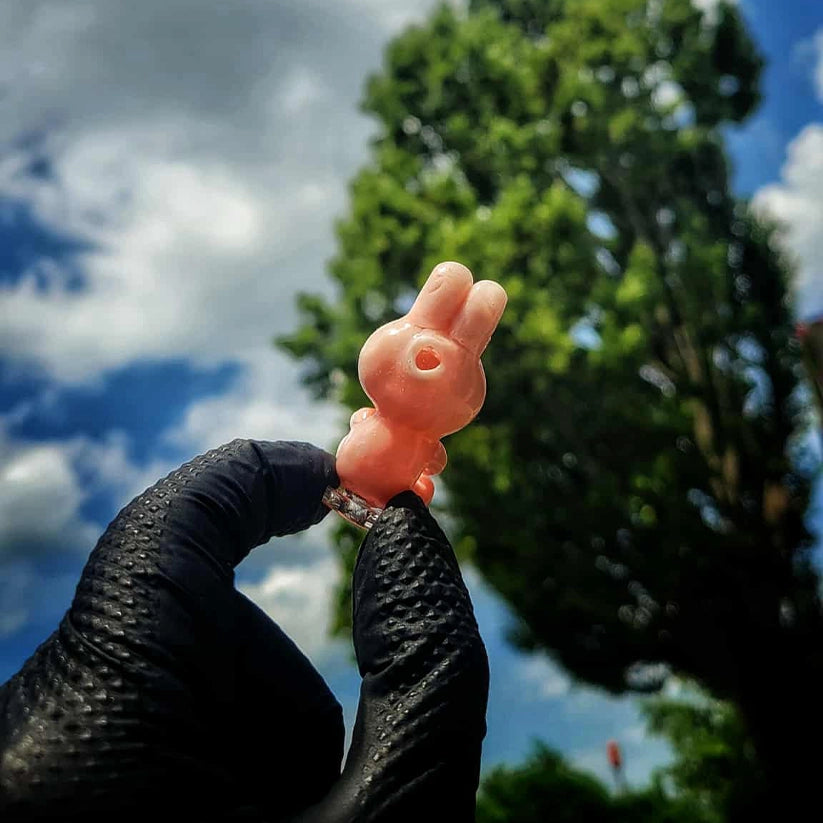 "Dada Lapufpuf" Pivot Tip By Tammy Baller Glass