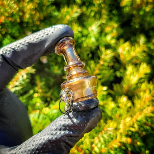 "Electrum" Puffco Pivot XL Sipper Tip By Jack Albers Glass