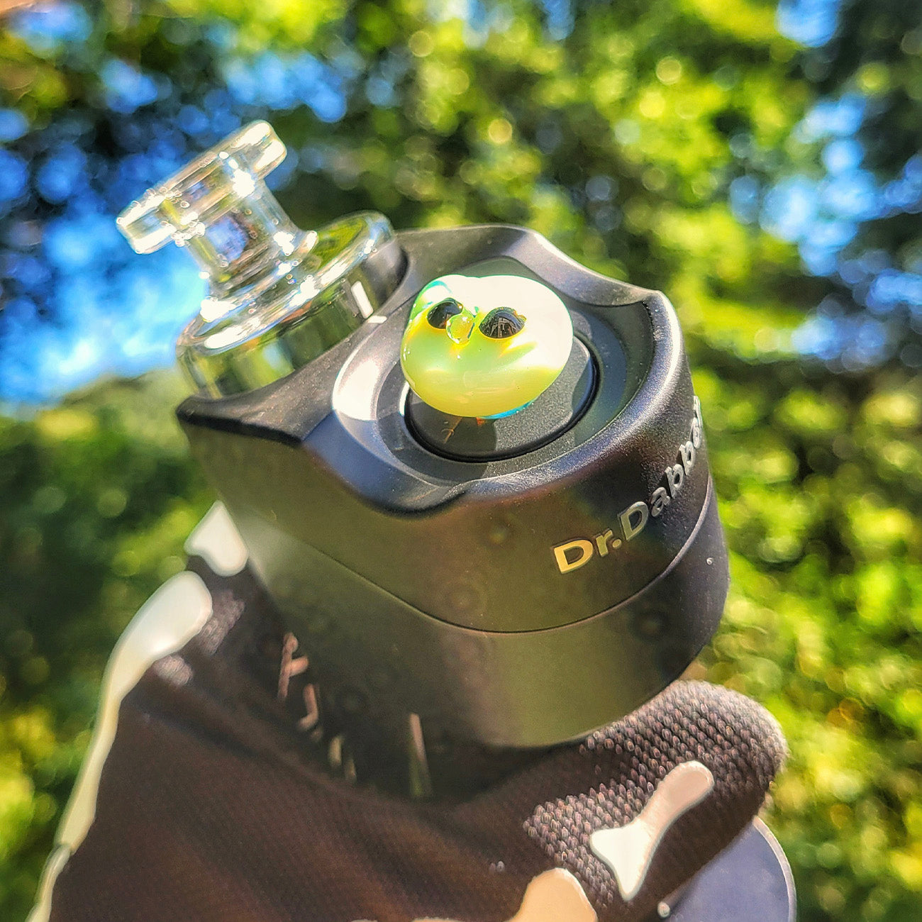 "Titan" Monster Face Dr.Dabber Switch Go Joystick Cap By Meademade Glass