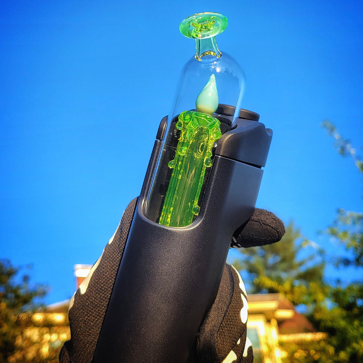 "Ion Meta UV Candle" Dr.Dabber Switch Go Attachment By Meademade Glass
