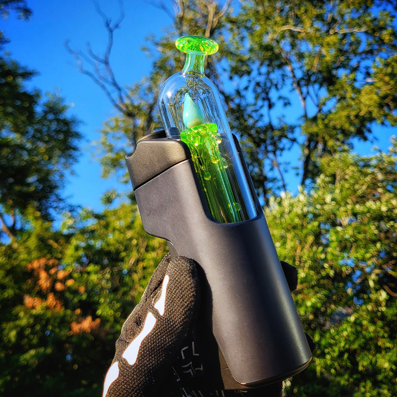 "Ion Meta UV Candle" Dr.Dabber Switch Go Attachment By Meademade Glass