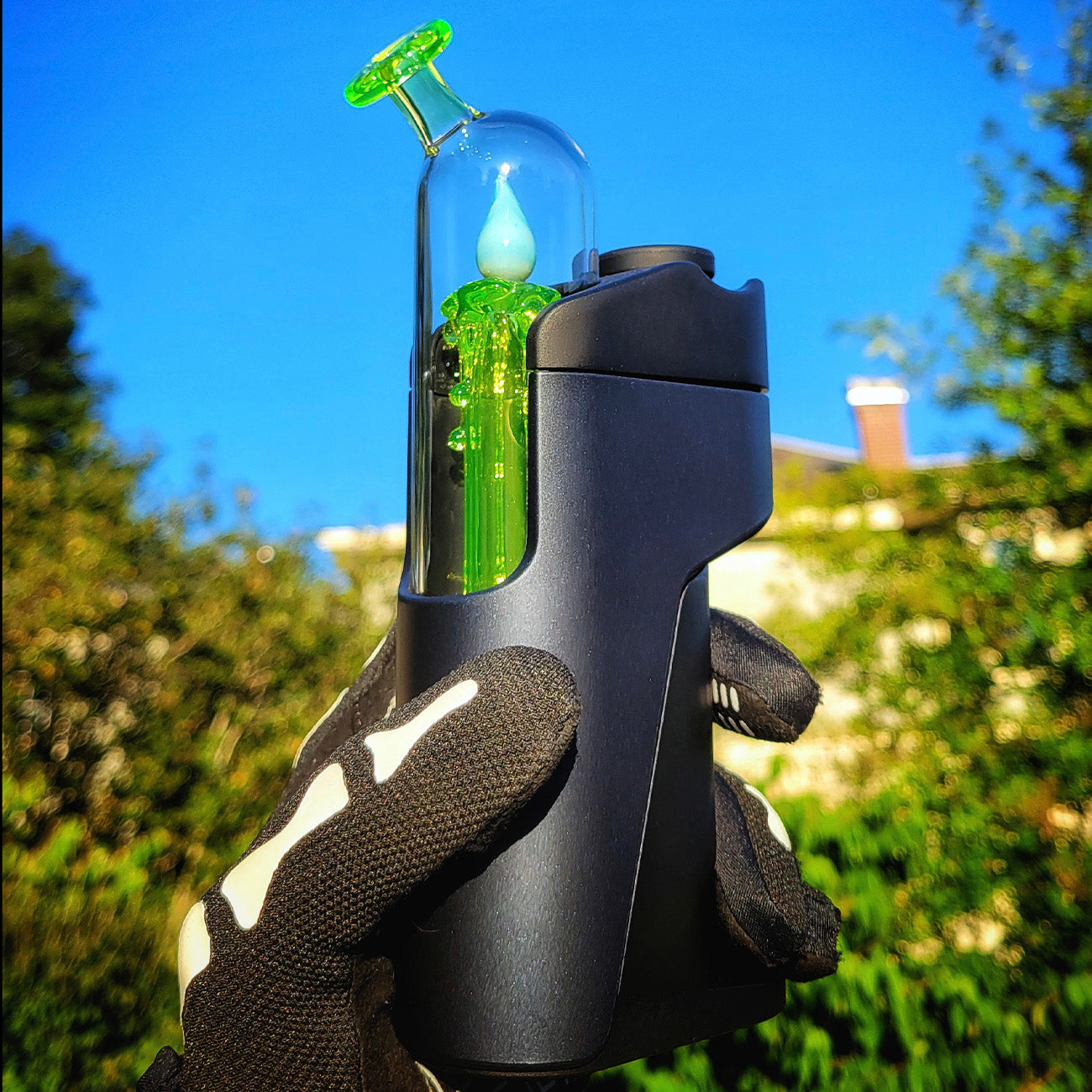 "Ion Meta UV Candle" Dr.Dabber Switch Go Attachment By Meademade Glass