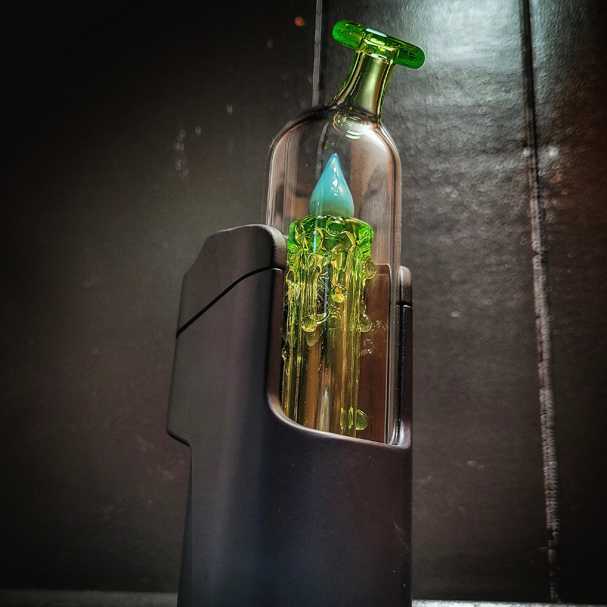 "Ion Meta UV Candle" Dr.Dabber Switch Go Attachment By Meademade Glass