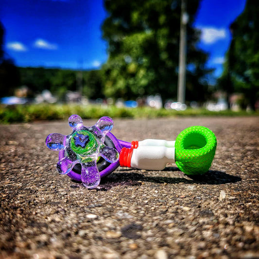 "Gengar's Multiuniverse UV" OBE906 Glass X Tuff Tether Combo