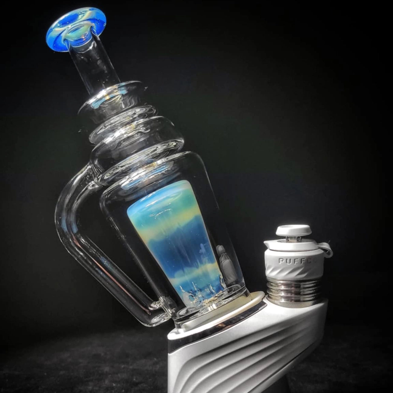 "UV Glopal Coffin Recycler" Puffco Attachment By Mac Savage